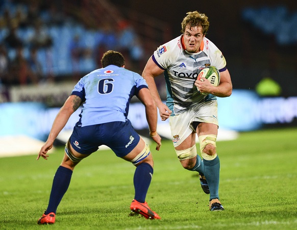 Andries Ferreira of the Cheetahs during the Super Rugby match between the Bulls and the Cheetahs at Loftus Versfeld in Pretoria, South Africa on May 03, 2014 ©Barry Aldworth/BackpagePix