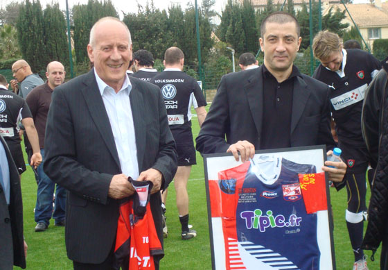 L'entraînement a ensuite débuté sous la direction des préparateurs physiques Steve Walsh et Gilles Allou.