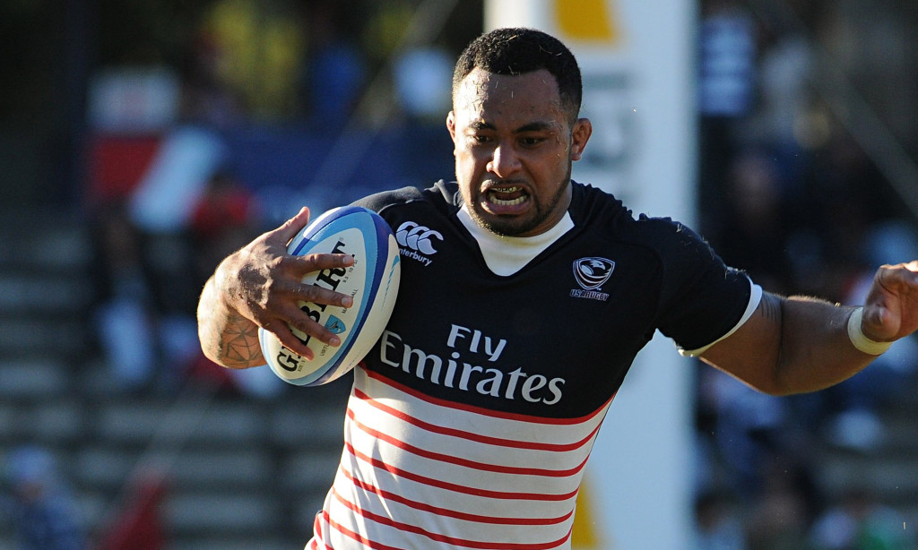 Northampton's Samu Manoa played for the US Eagles in the Rugby World Cup qualifier against Uruguay