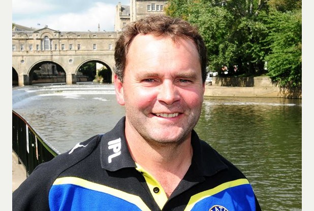Caption: Bath Rugby coach Steve Meehan, during yesterday's (Mon) photo call in the Parade Gardens in Bath. Date: 170809 Photographer: Chas Breton Reporter: Sports Copyright: Bristol News and Media.