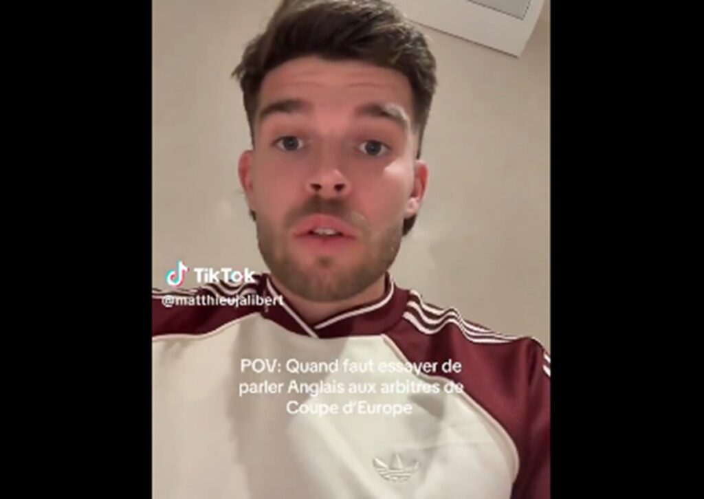 Matthieu Jalibert sur TikTok