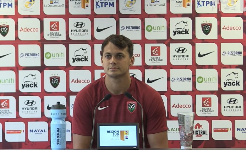 Antoine Frisch lors du match contre Castres