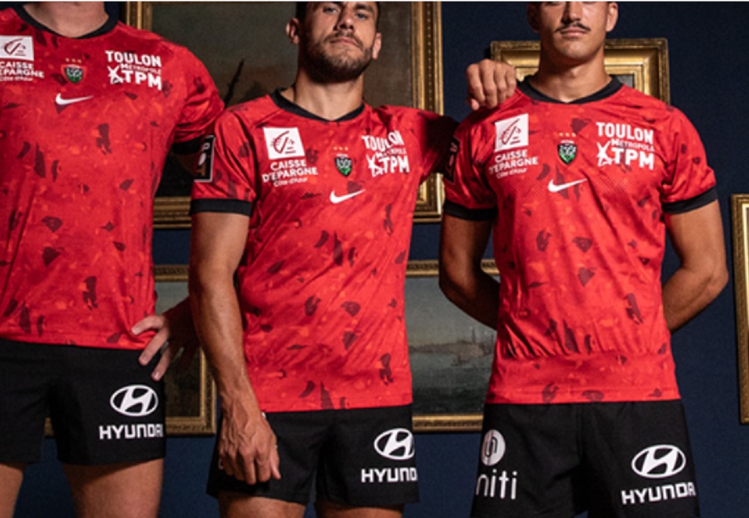 Maillot Rugby Club Toulonnais 2020/2021 Domicile Enfant - Hungaria - Manches Courtes