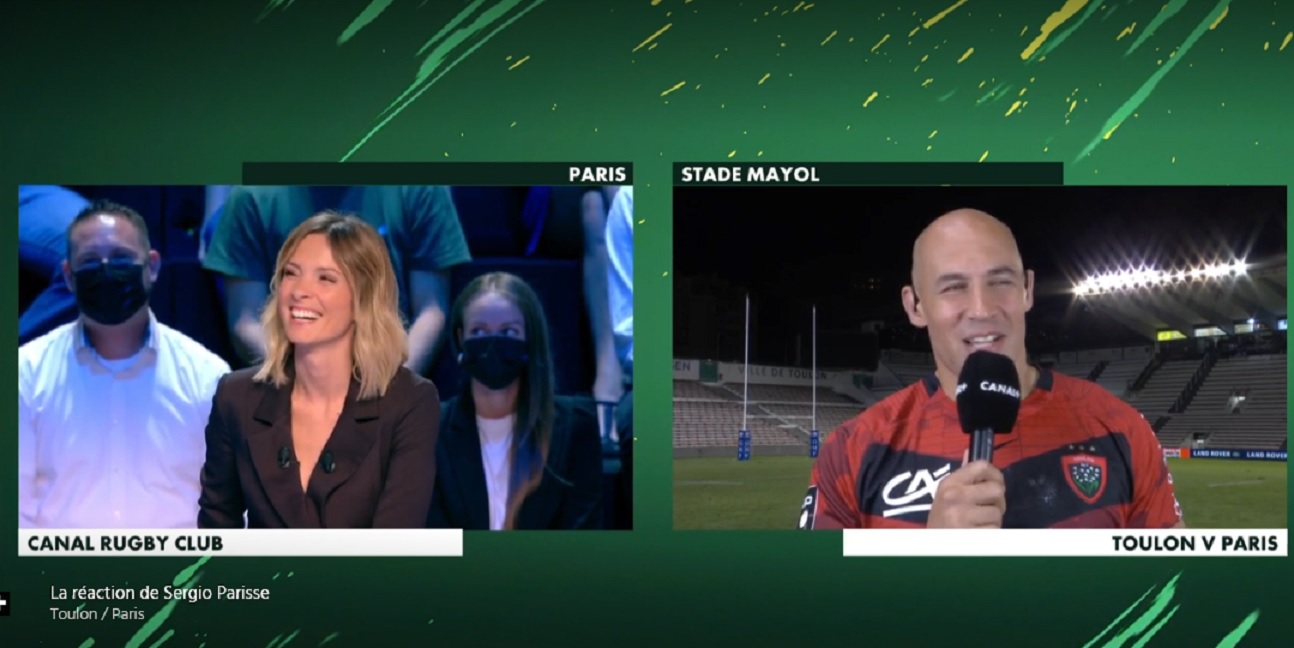 Sergio Parisse provoque un fou rire sur Canal + en évoquant son avenir :