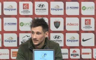 Baptiste Serin en conférence de presse
