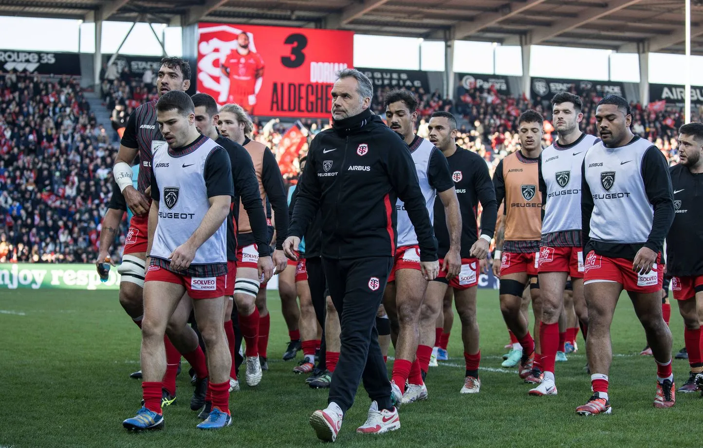 Ensemble Maillot + Short Supporter Stade Toulousain – Collection Officielle – Taille Enfant – Matière Polyester