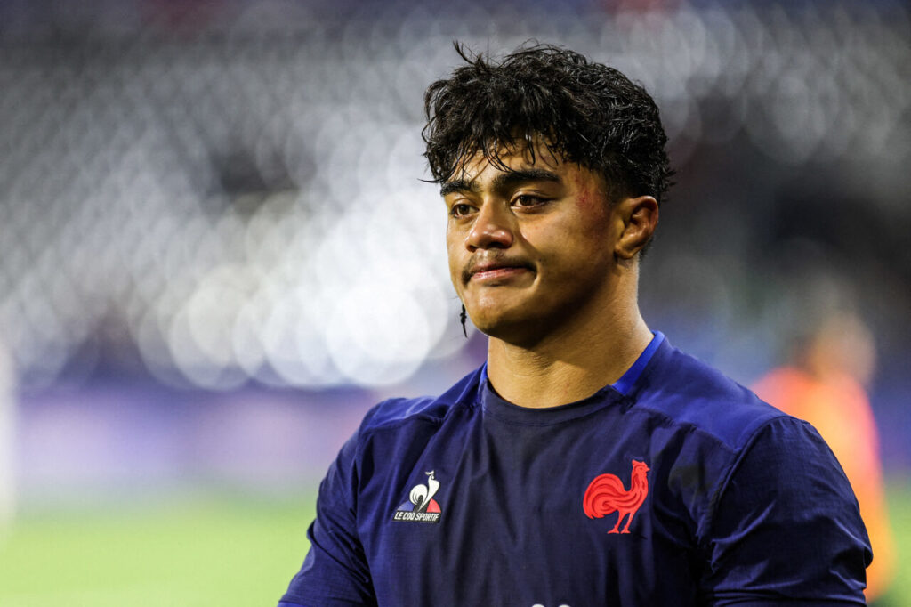 Patrick Tuifua avec l'équipe de France U20
