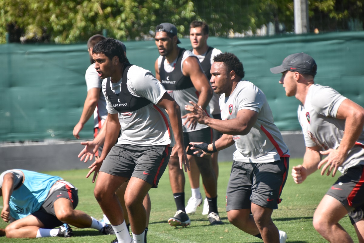 Le nouveau Toulonnais Petero Tuwaï présent à l'entrainement collectif !